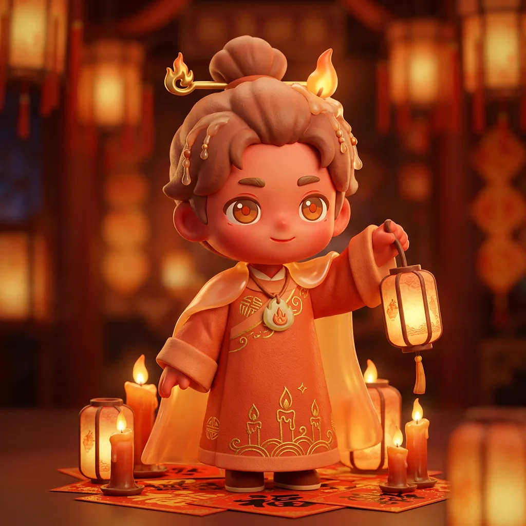 春节·守岁燃灯 · 岁燃