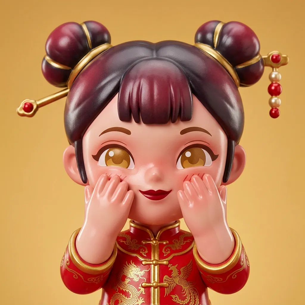 280_轿红_表情包_02害羞
